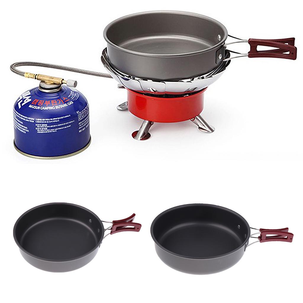 Camping Cooking Frying Pan - Poêle à frire antiadhésive portable pour