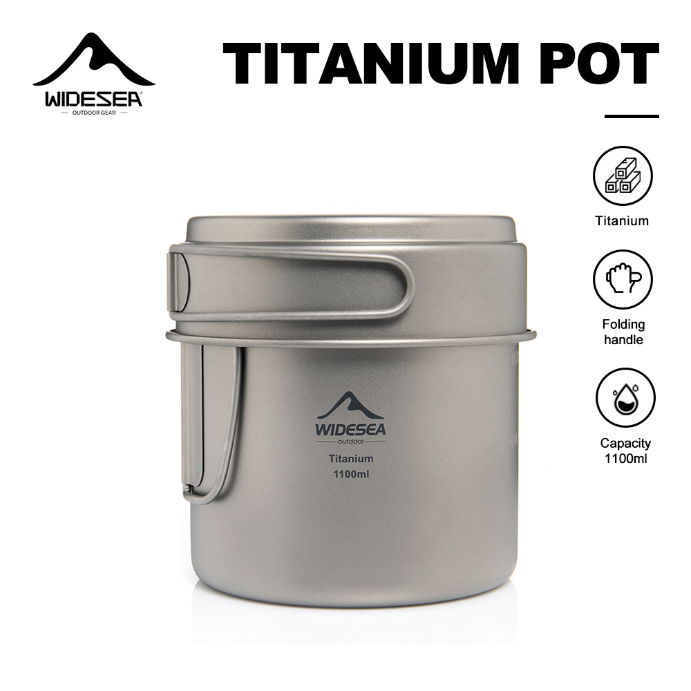 Camping Cooking Set Stainless Steel - Widesea – pot de camping ultraléger