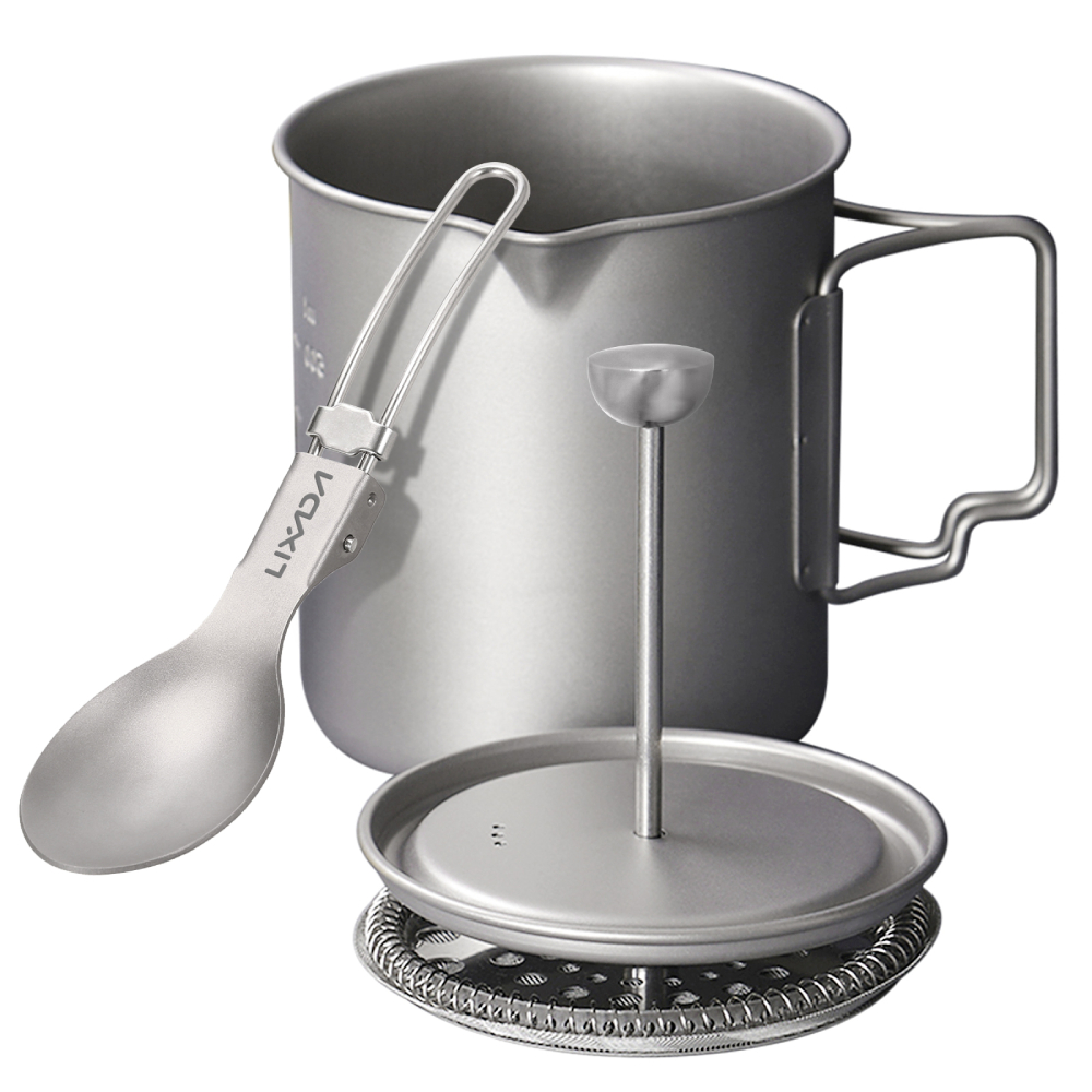 Camping Cooking Set Stainless Steel - VEXADA-Tasse à Café en Titane de