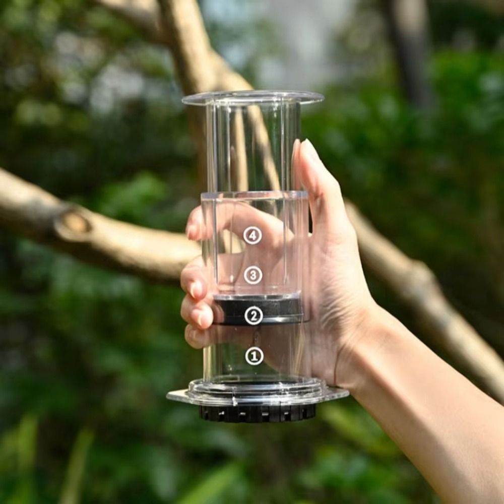 Camping Cooking Can - Cafetière portable de style français, antidérapante,