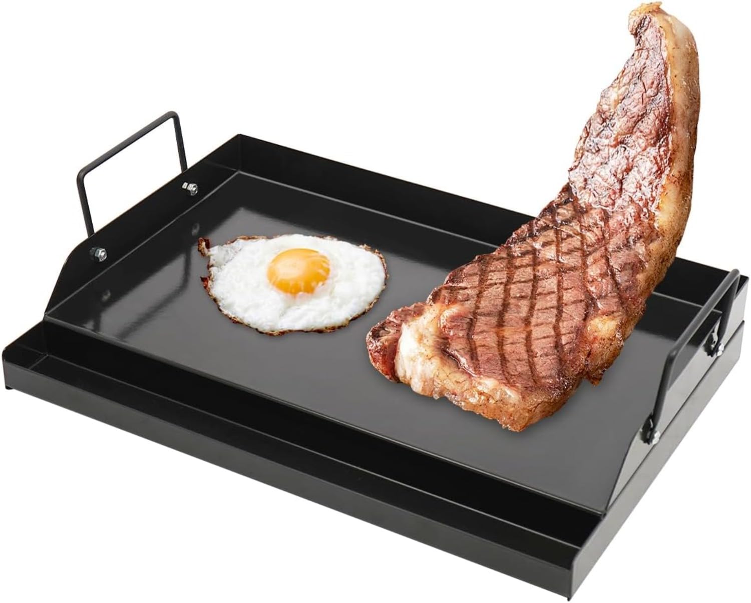 Camping Cooking Flat Top - Plaque de cuisson en fonte antiadhésive