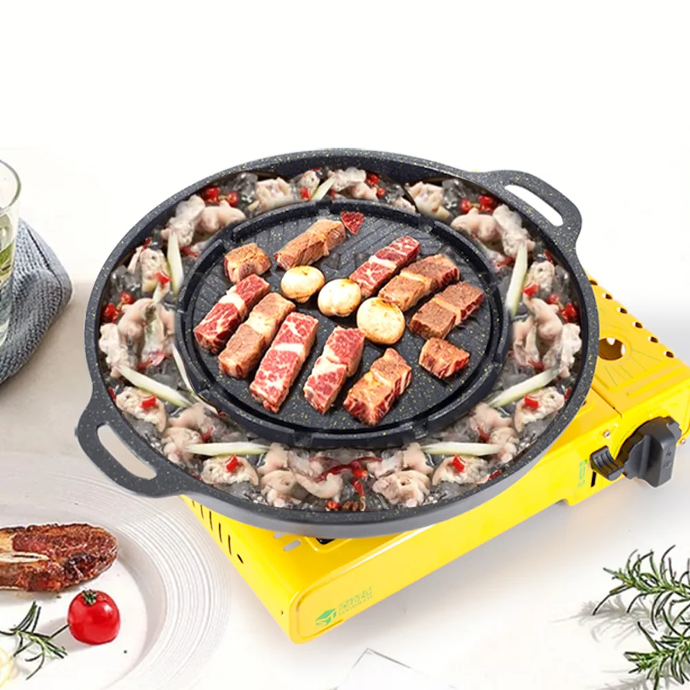 Camping Cooking All In One - Marmite de camping extérieure tout-en-un, poêle