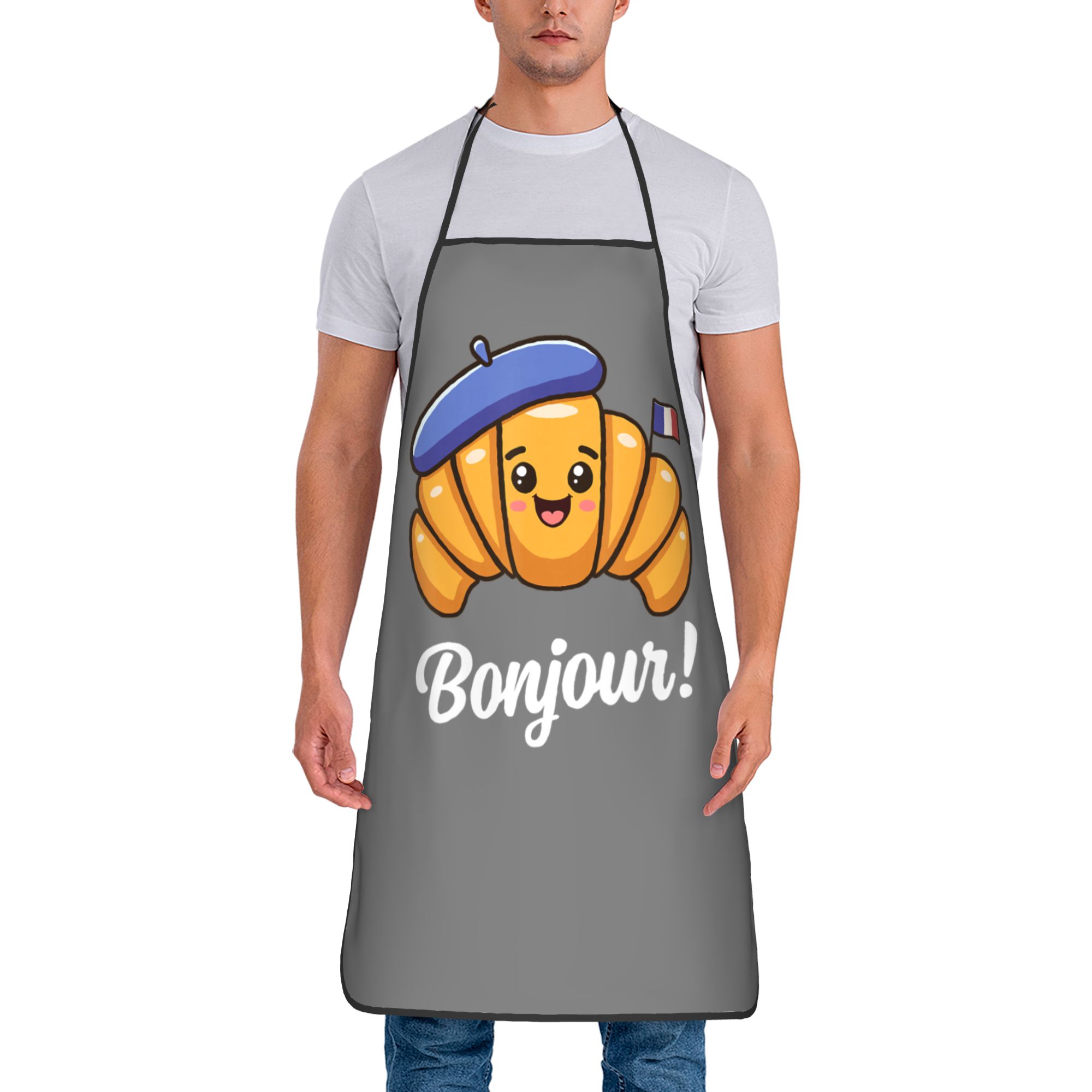 Camping Cooking Quotes - Tablier de cuisine anti-graisse en polyester