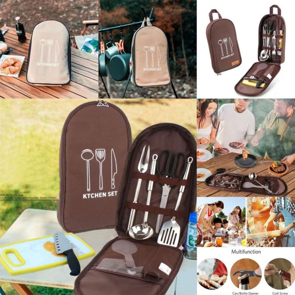 Camping Cooking Utensil Bag - Sac de rangement pour ustensiles de