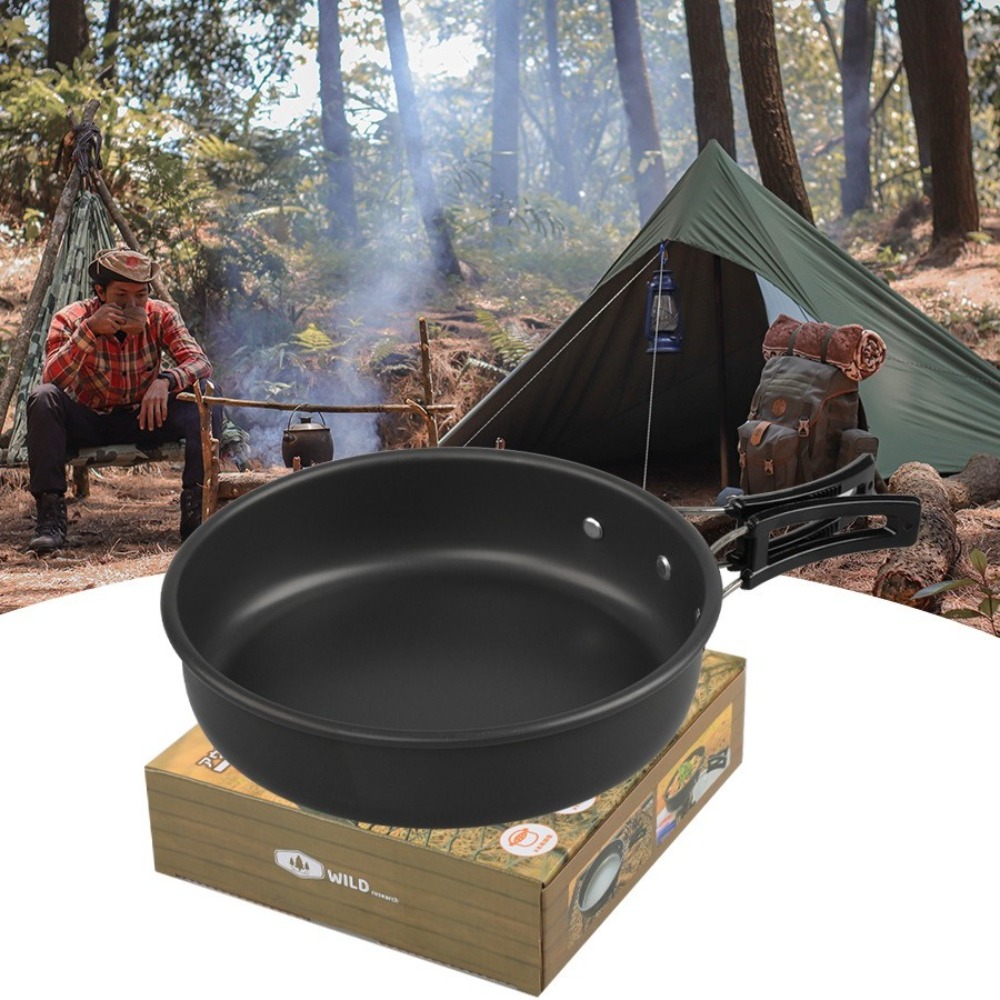 Camping Cooking Kitchen Set - Poêle à frire de Camping antiadhésive