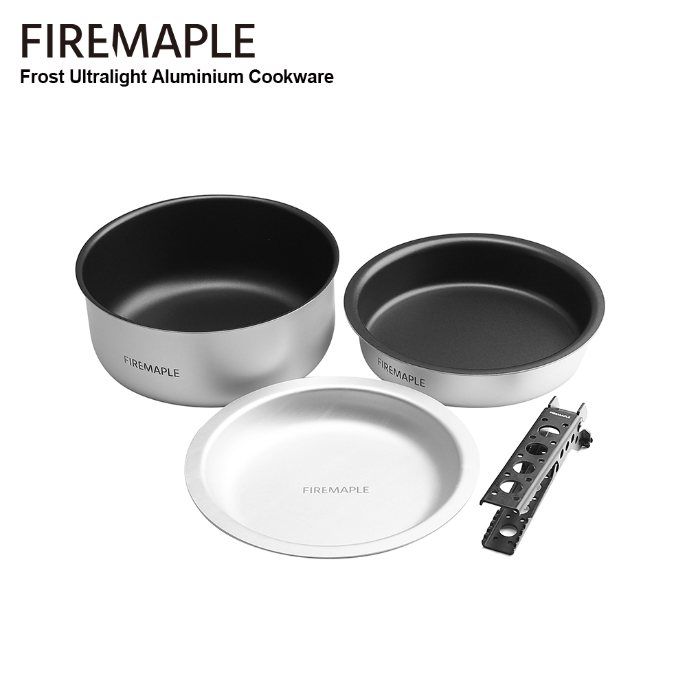Camping Cooking Set Stainless Steel - Fire-Maple Frost-Poêle à frire antiarina avec