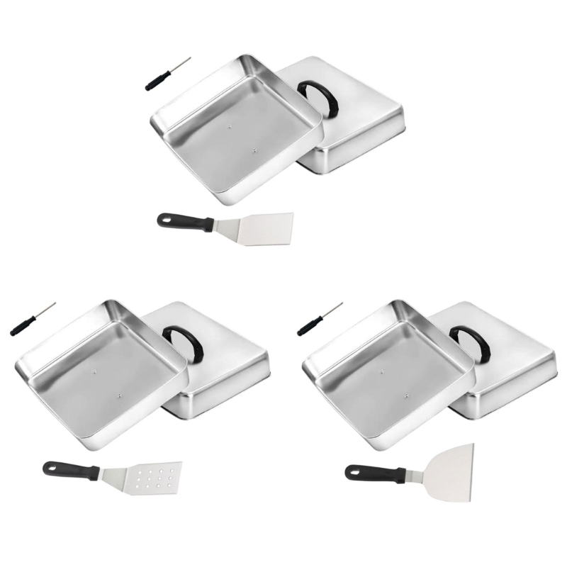 Camping Cooking Flat Top - Couvercle carré XX9B avec poignée supérieure