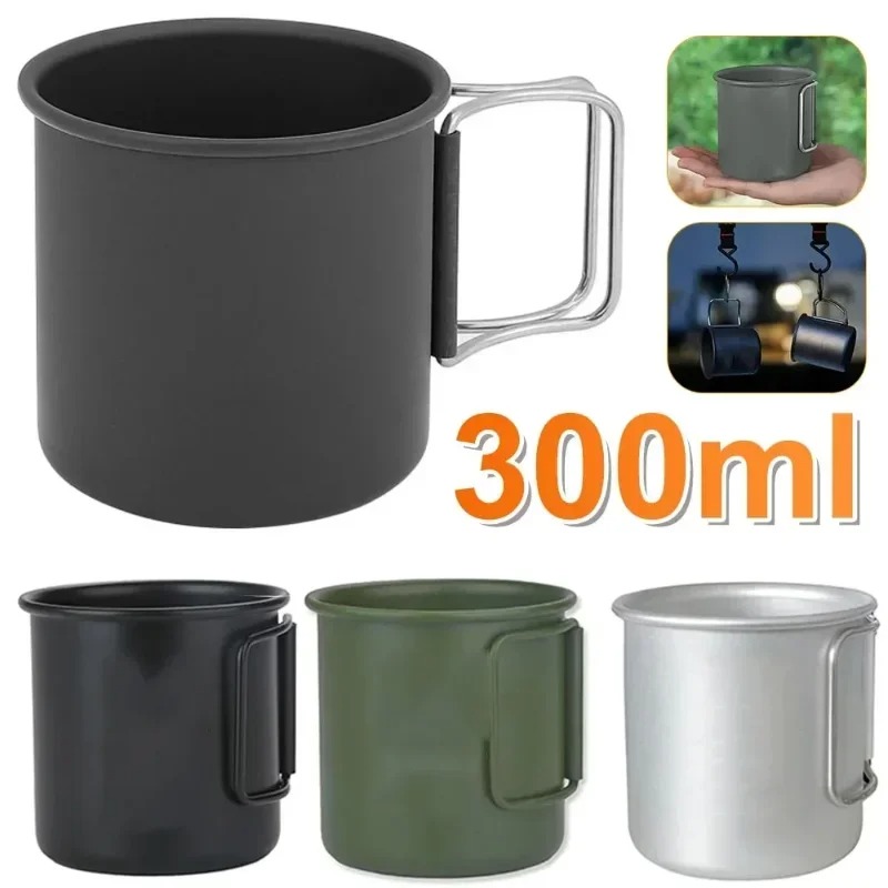 Camping Outdoor Cooking Equipment - Nouvelle tasse pliable en alliage d'aluminium