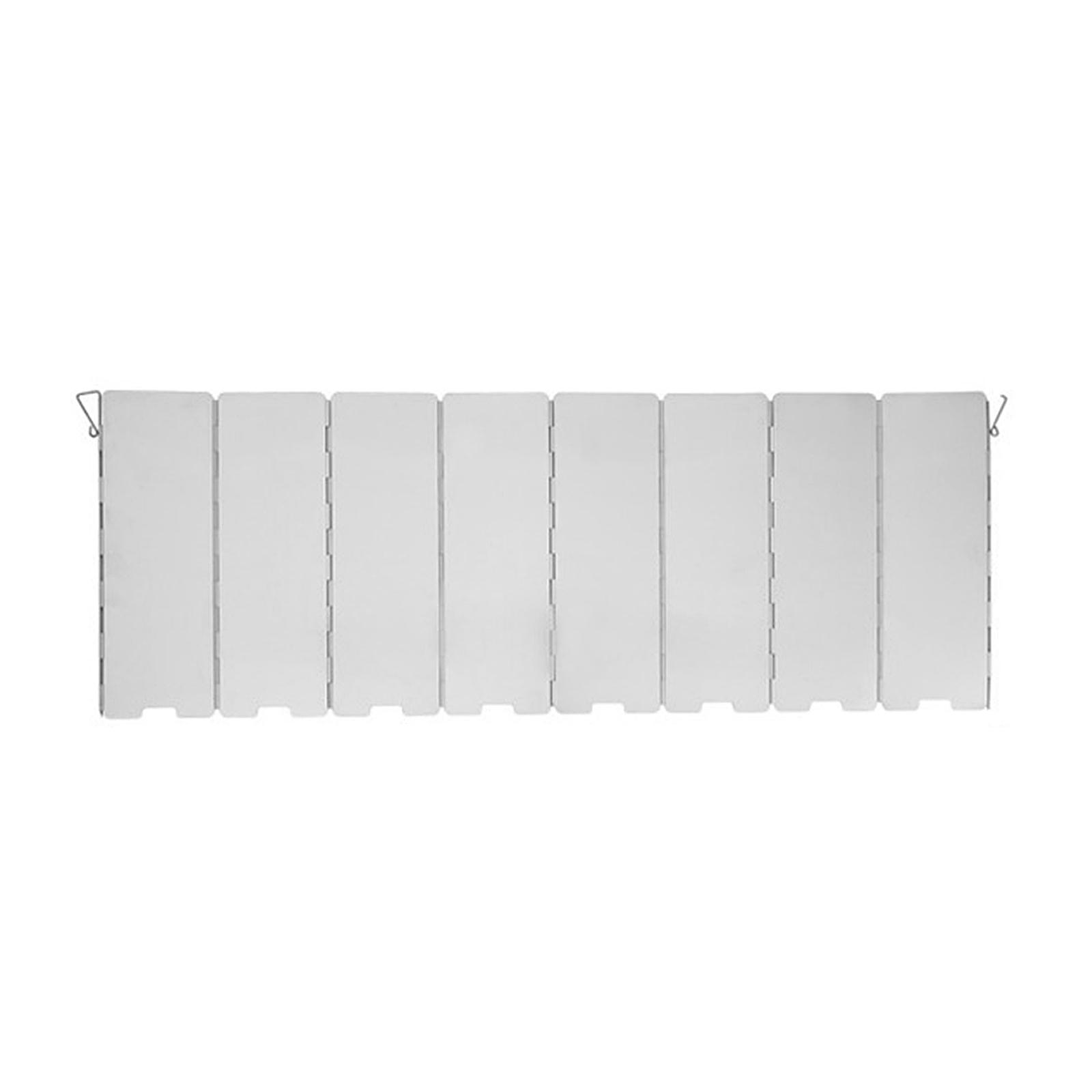 Camping Cooking Wind Blocker - Pare-vent pliable en alliage d’aluminium pour