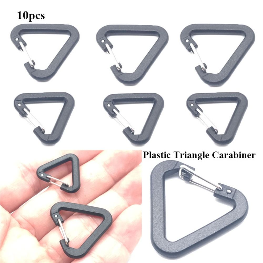 Camping Cooking Can - Mousquetons triangulaires en plastique pour camping