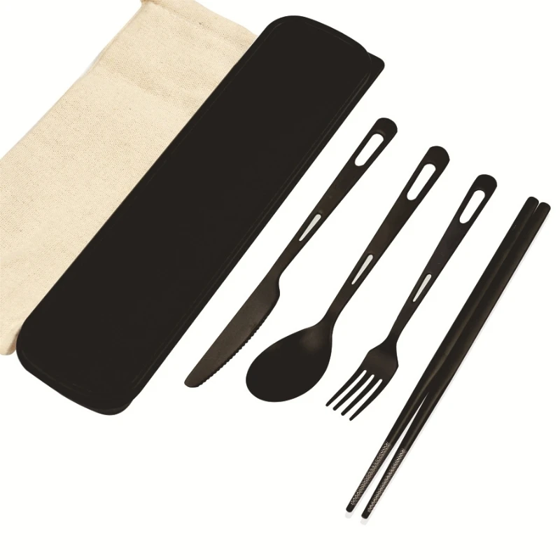 Camping Cooking Knife Set - Ensemble de couverts en titane pur