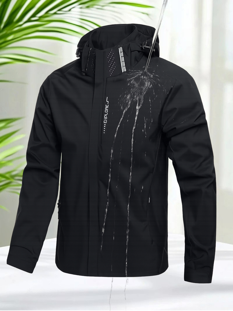 Camping Cooking Windbreak - Veste imperméable pour homme, veste coupe-vent
