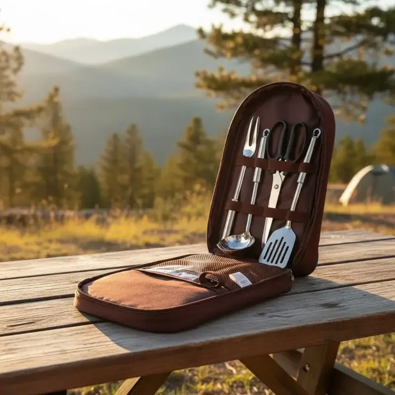 Camping Cooking Utensil Bag - Ensemble de sacs de rangement portables