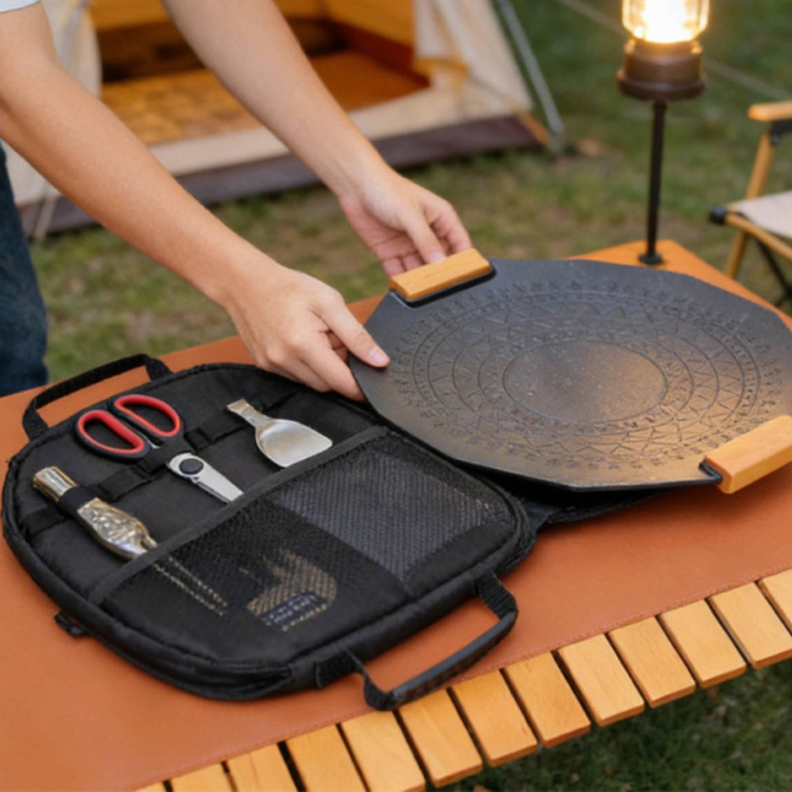Camping Cooking Frying Pan - Sac de rangement pour poêle, sac