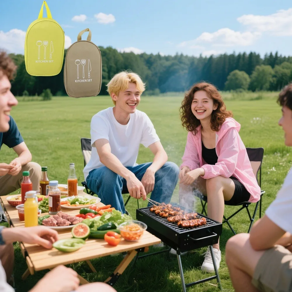 Sac de rangement pour ustensil - Camping Cooking Utensil Bag avis et prix