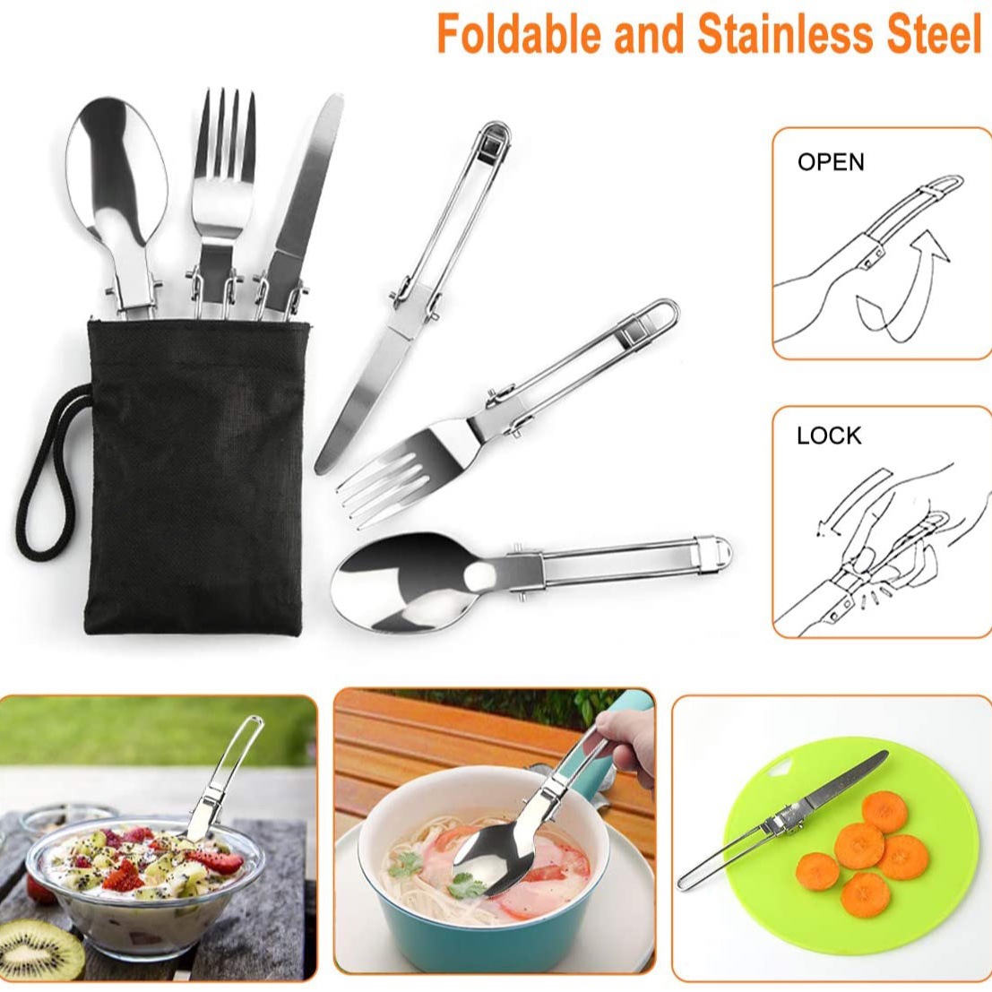 Ensemble de cuisine de camping - Camping Cooking Set Lightweight avis et prix