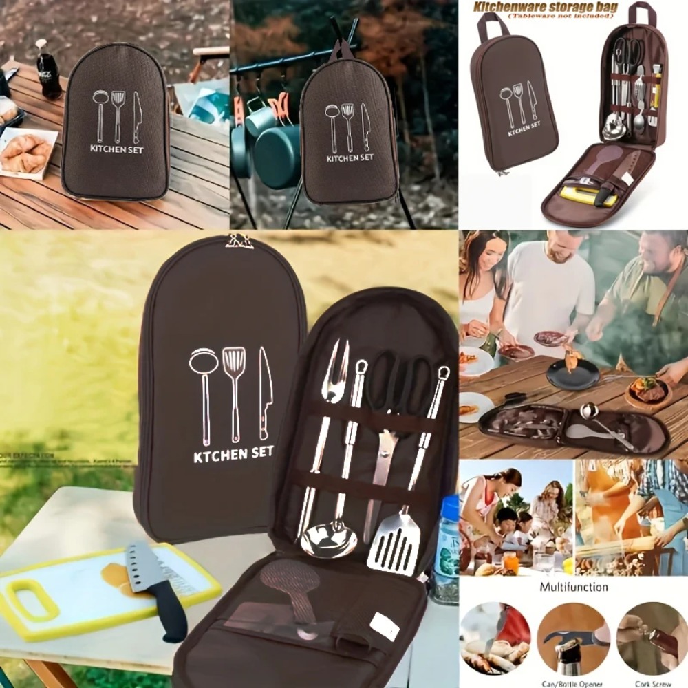 Sac de rangement portable pour - Camping Cooking Utensil Bag avis et prix