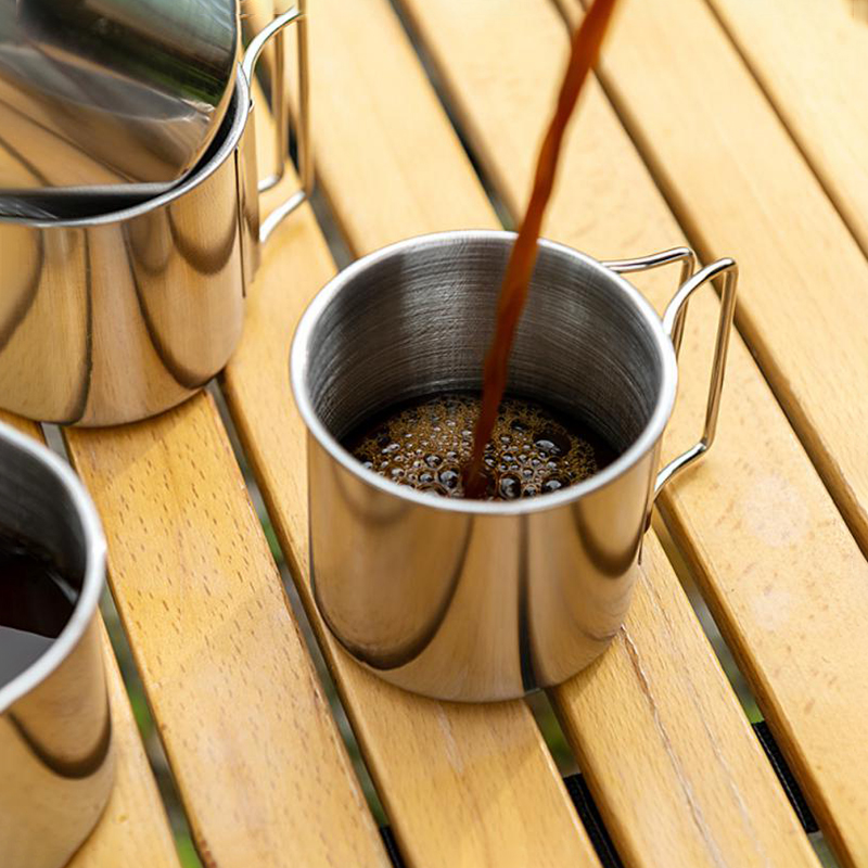 Tasse en acier inoxydable avec - Quality Camping Cooking Set avis et prix