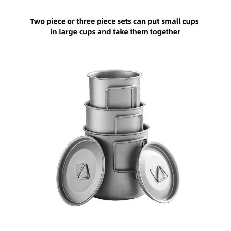 Tasse de camping en titane ave - Camping Cooking Set Lightweight avis et prix