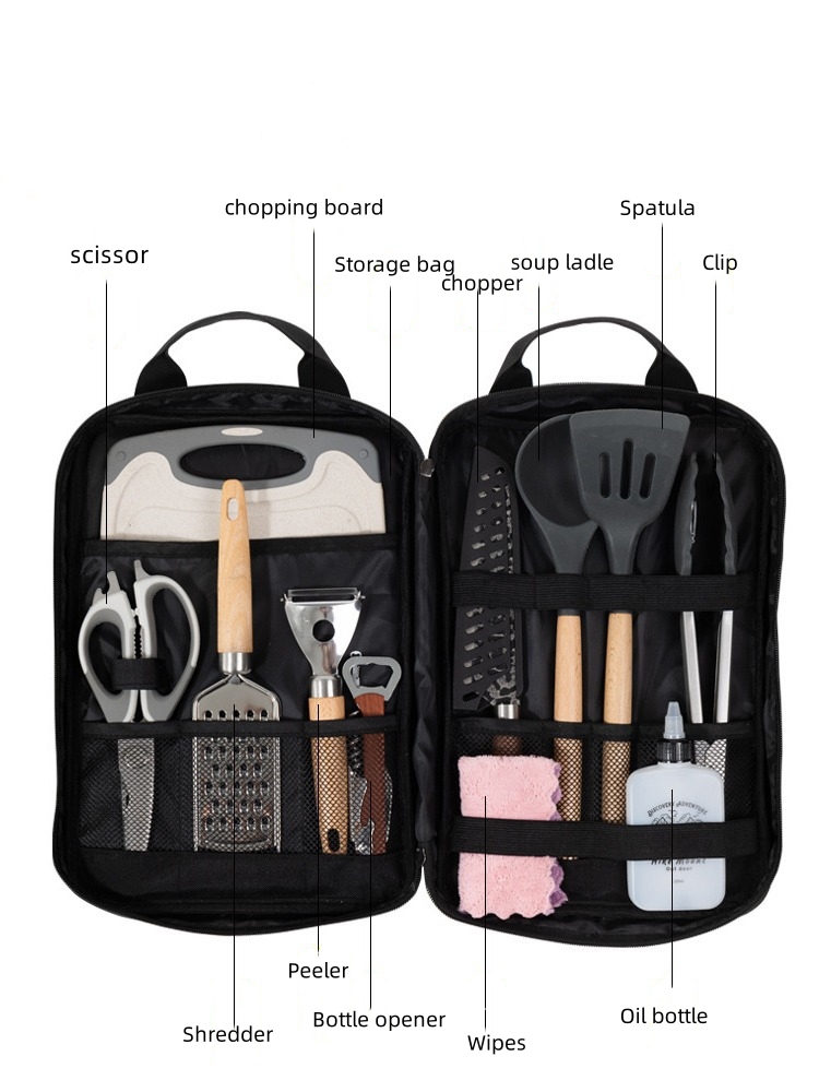 Ensemble d'accessoires d'usten - Camping Cooking Utensil Bag avis et prix