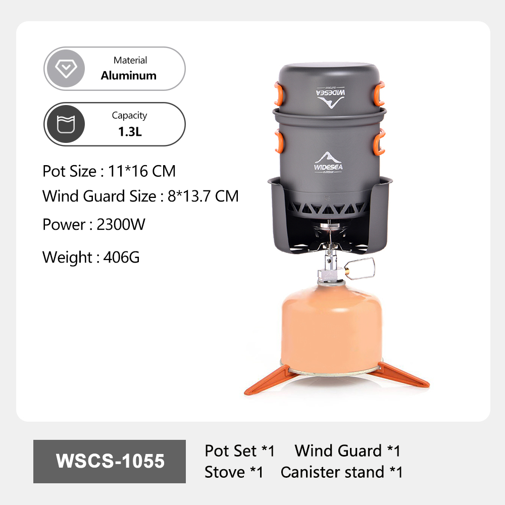 Widesea – ensemble de réchaud  - Camping Cooking All In One avis et prix