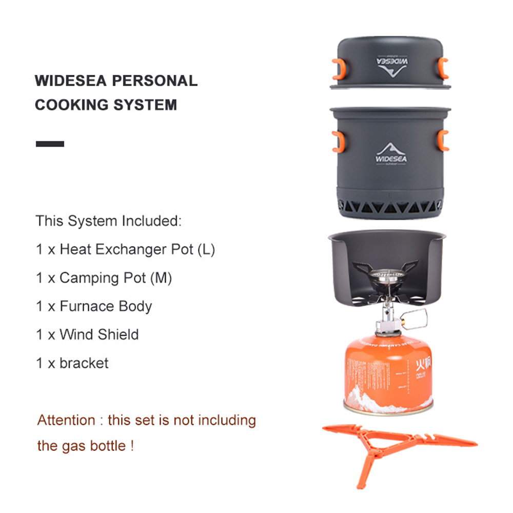 Widesea – ensemble de réchaud  - Camping Cooking All In One avis et prix