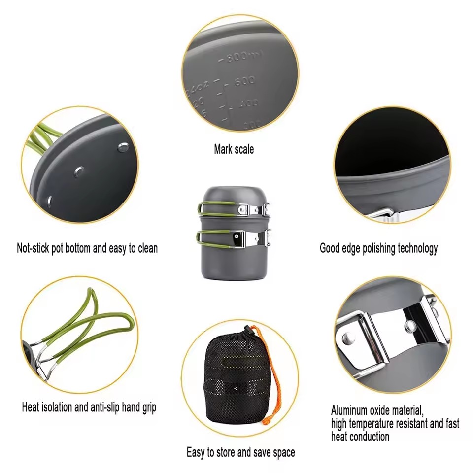 Ustensiles de cuisine de Campi - Camping Cooking Kits avis et prix
