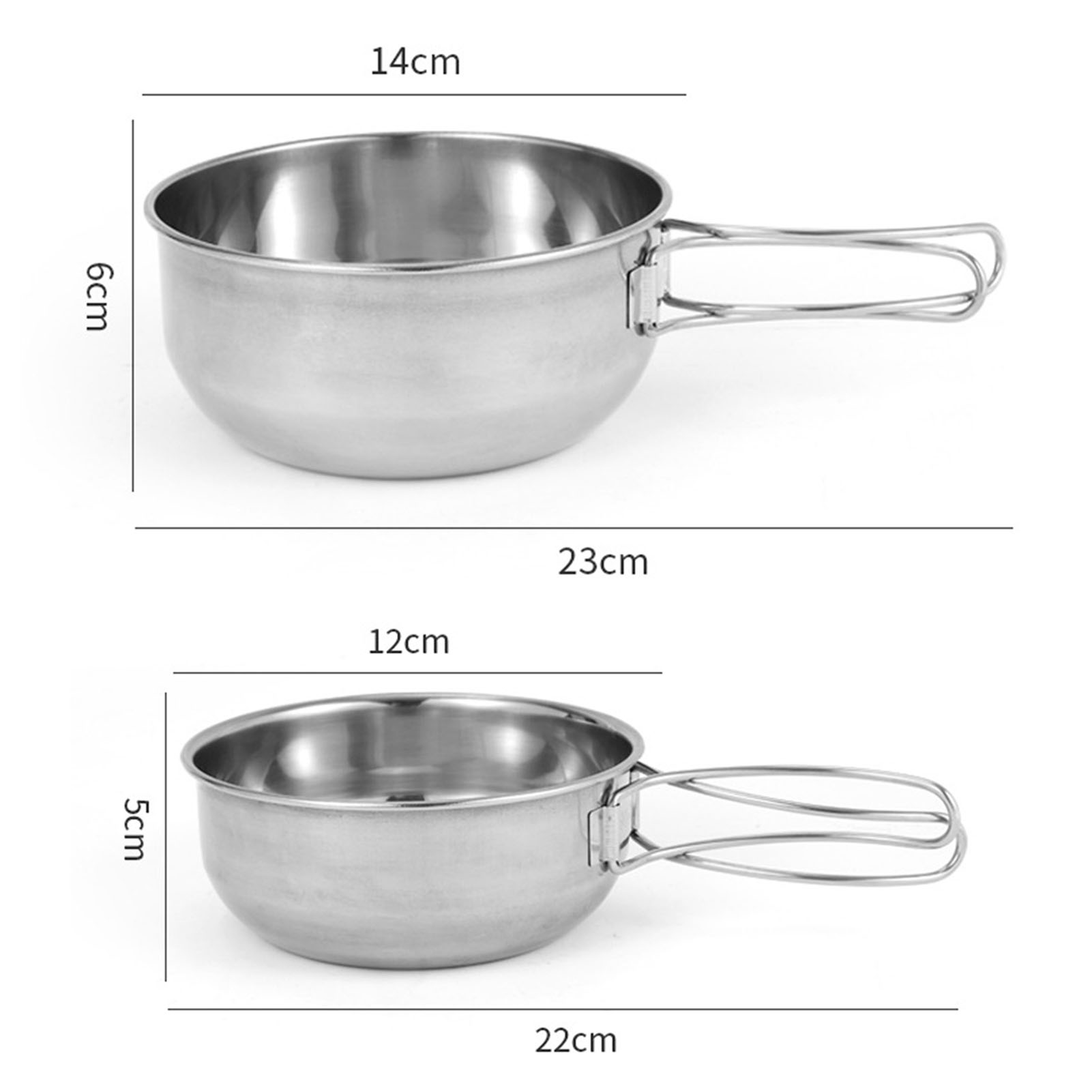 Pot de Camping pliable, bol en - Camping Cooking Set Stainless Steel avis et prix