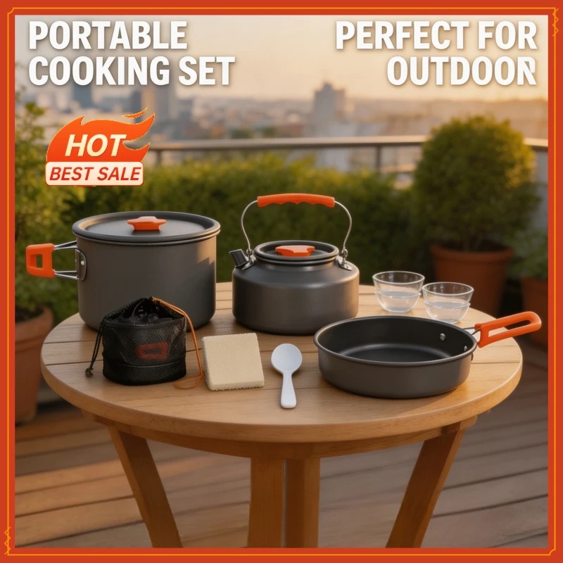 Ensemble de 10 ustensiles de c - Camping Cooking Utensil Bag avis et prix
