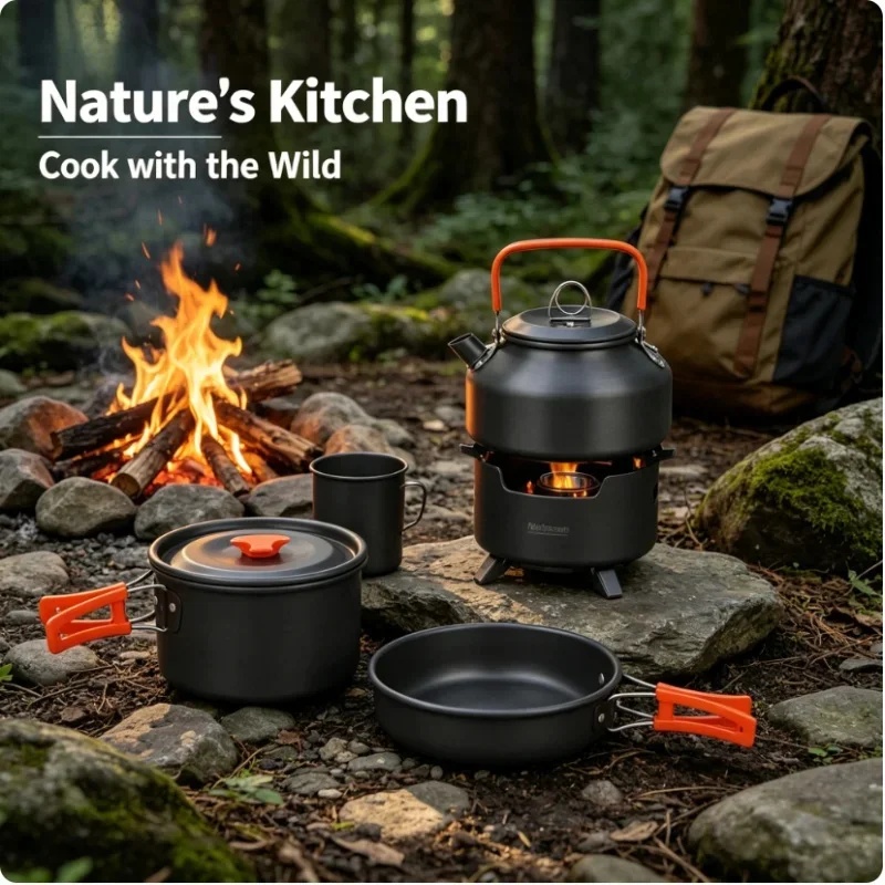 Ensemble de 10 ustensiles de c - Camping Cooking Utensil Bag avis et prix