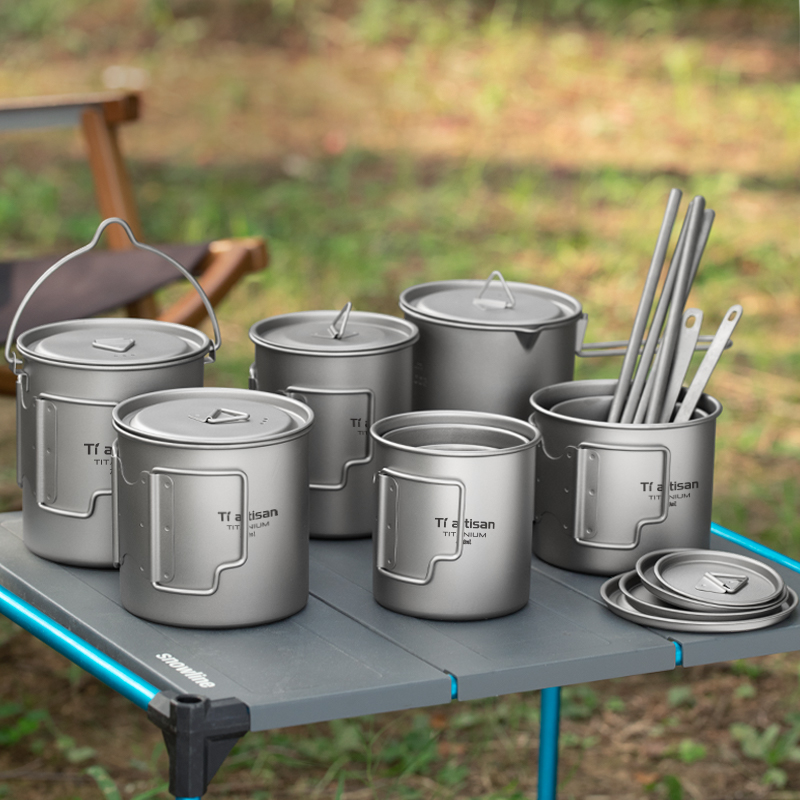 Tiartisan extérieur titane lég - Camping Cooking Set Stainless Steel avis et prix