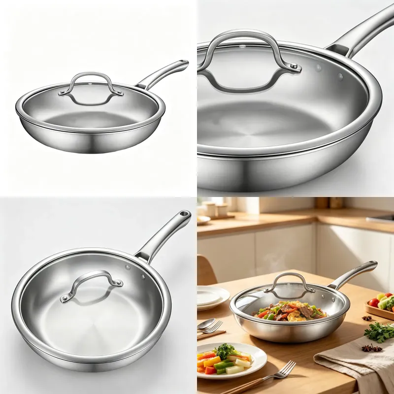 Poêle à frire en acier inoxyda - Quality Camping Cooking Set avis et prix