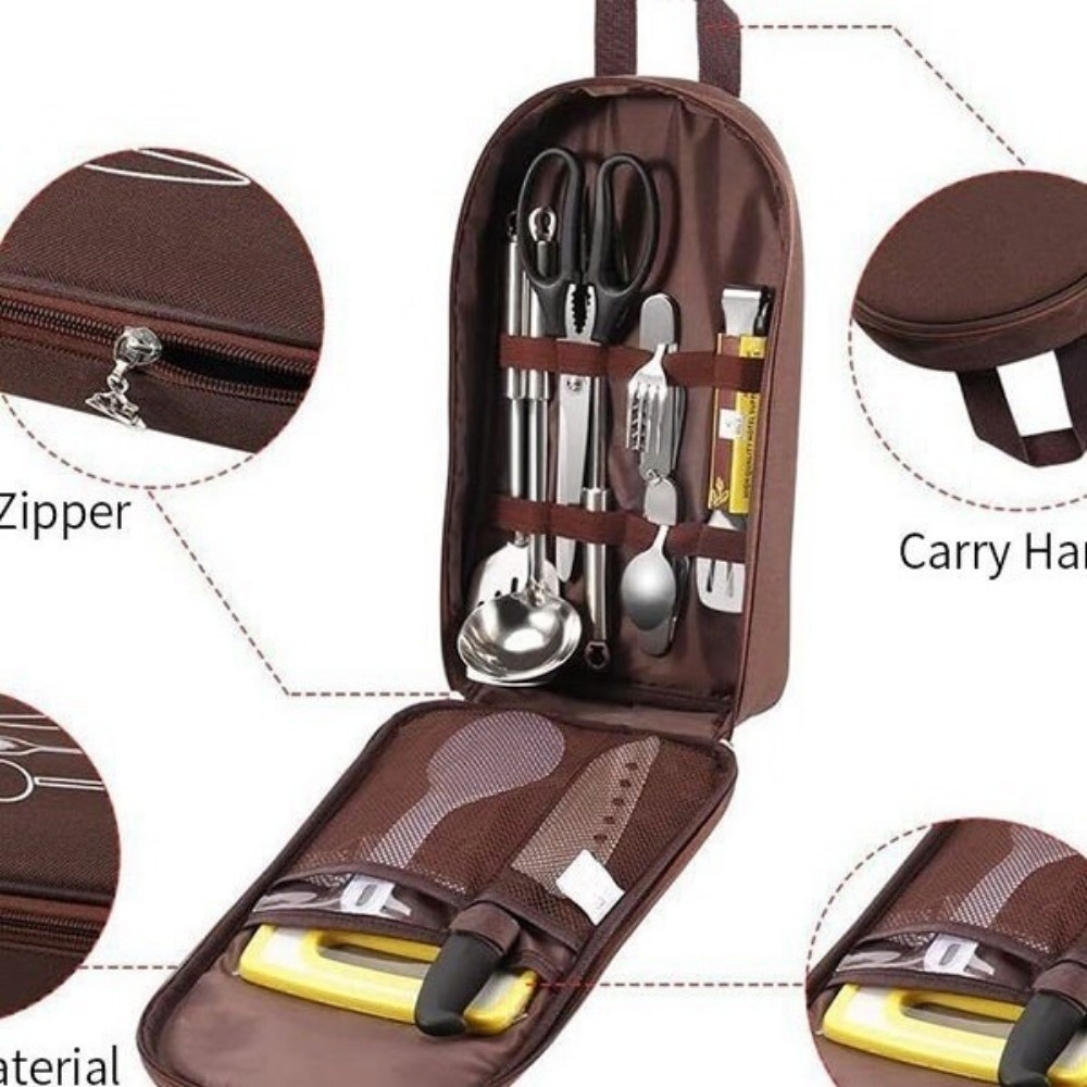 Sac de rangement pour ustensil - Camping Cooking Utensil Bag avis et prix