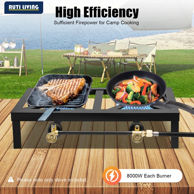 Réchaud à gaz portable 1/2 brû - Camping Cooking Burner avis et prix