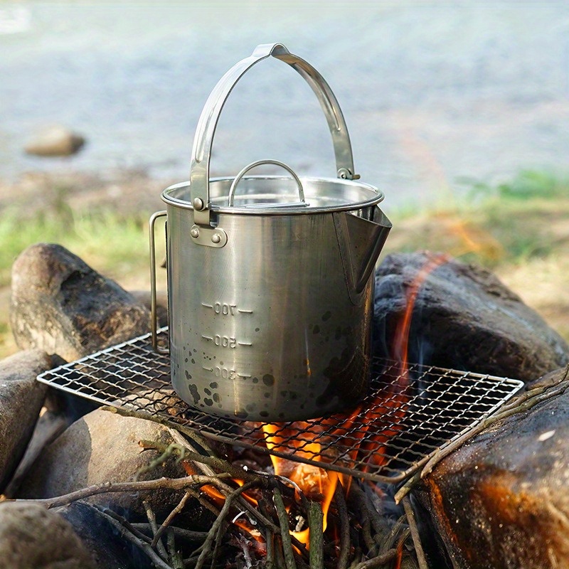 Bouilloire d'extérieur compact - Camping Cooking Set Stainless Steel avis et prix