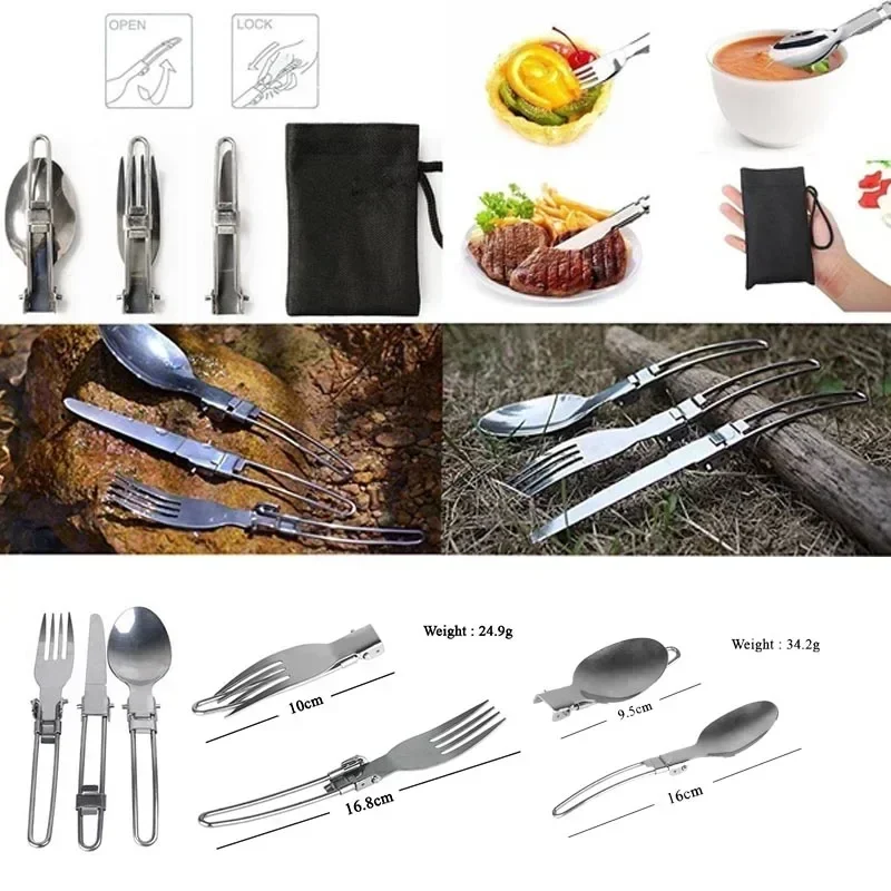 Nouveau Pot de Camping Portabl - Camping Cooking Kitchen Set avis et prix