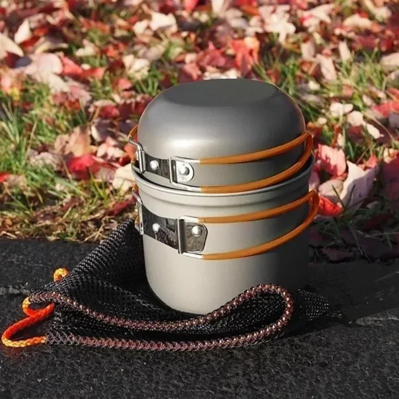 Nouveau Pot de Camping Portabl - Camping Cooking Kitchen Set avis et prix
