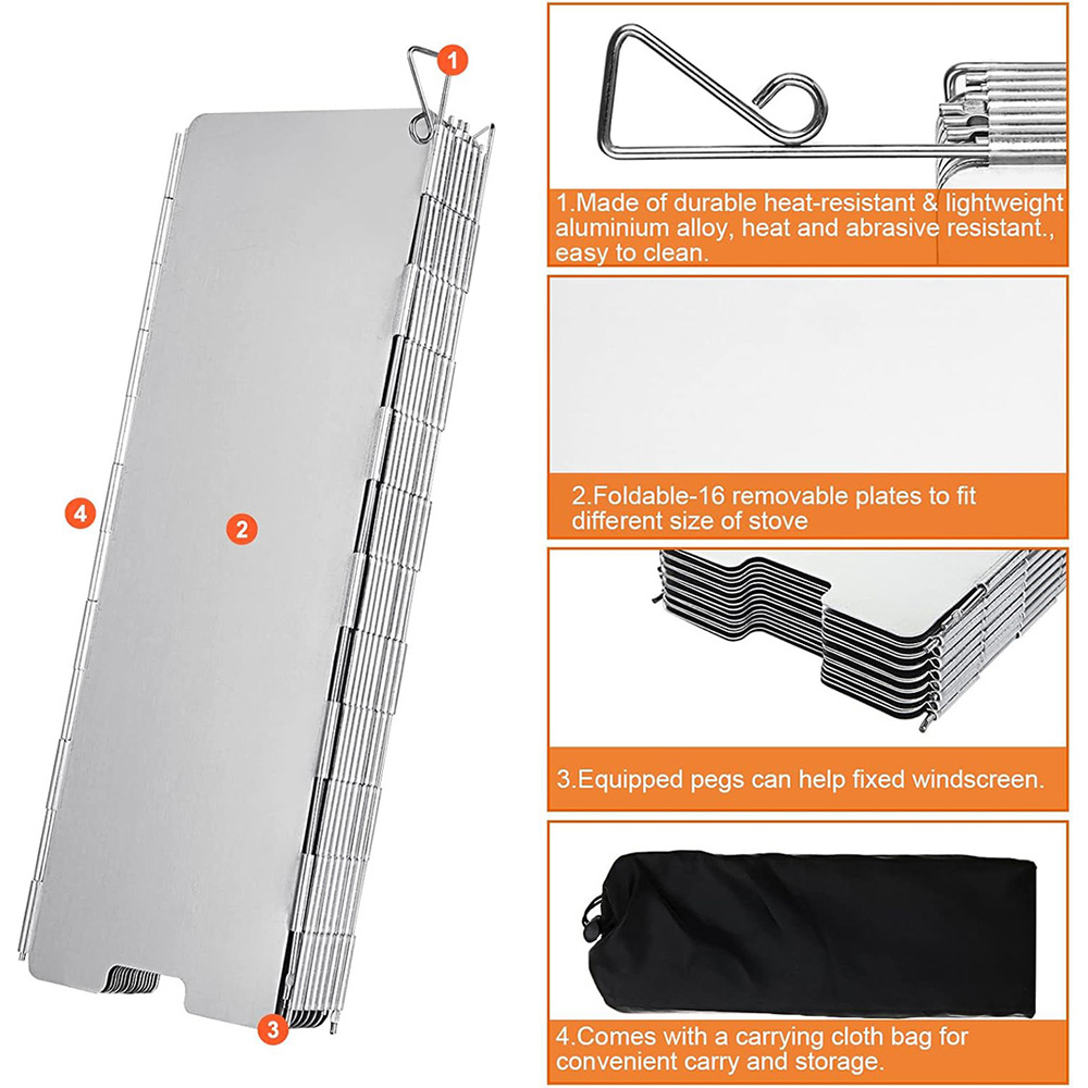 Paravent pliable pour réchaud  - Camping Cooking Set Lightweight avis et prix