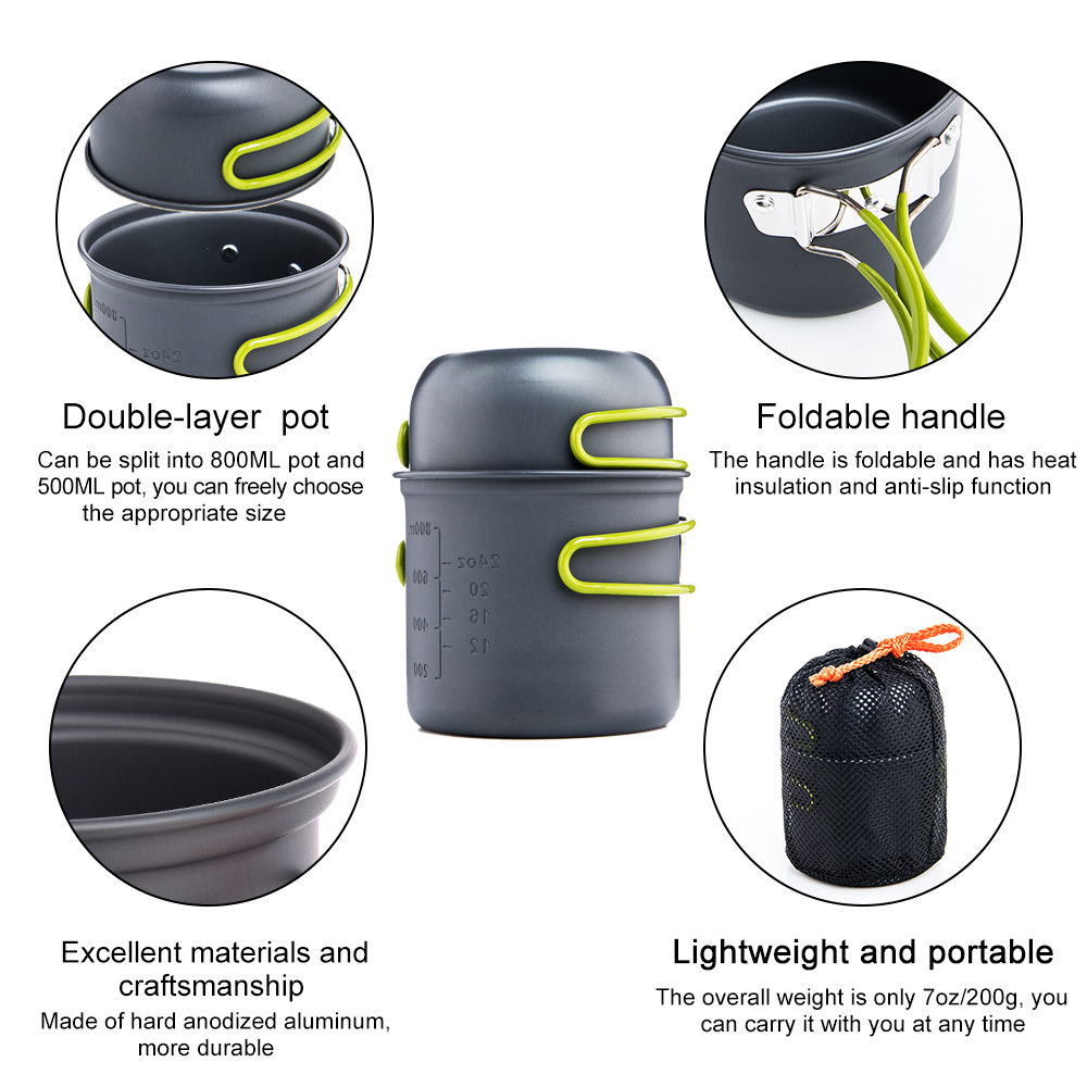 Widesea Ustensiles de cuisine  - Camping Cooking Utensil Bag avis et prix