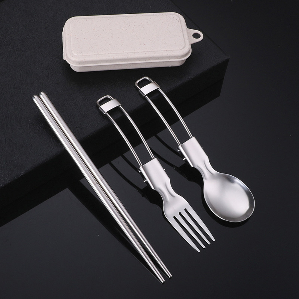 Couverts de pique-nique, usten - Camping Cooking Set Stainless Steel avis et prix