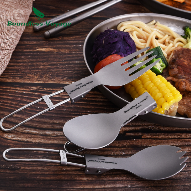 Couverts de Camping en titane, - Camping Cooking Knife Set avis et prix