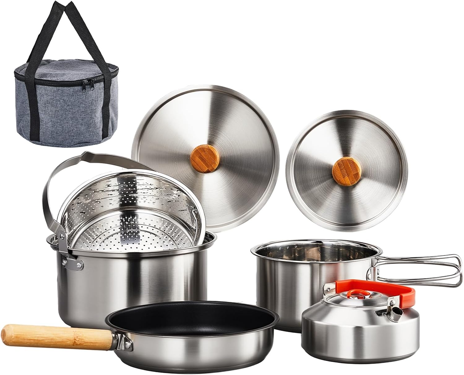 Ensemble de 6 ustensiles de cu - Camping Cooking Set Lightweight avis et prix
