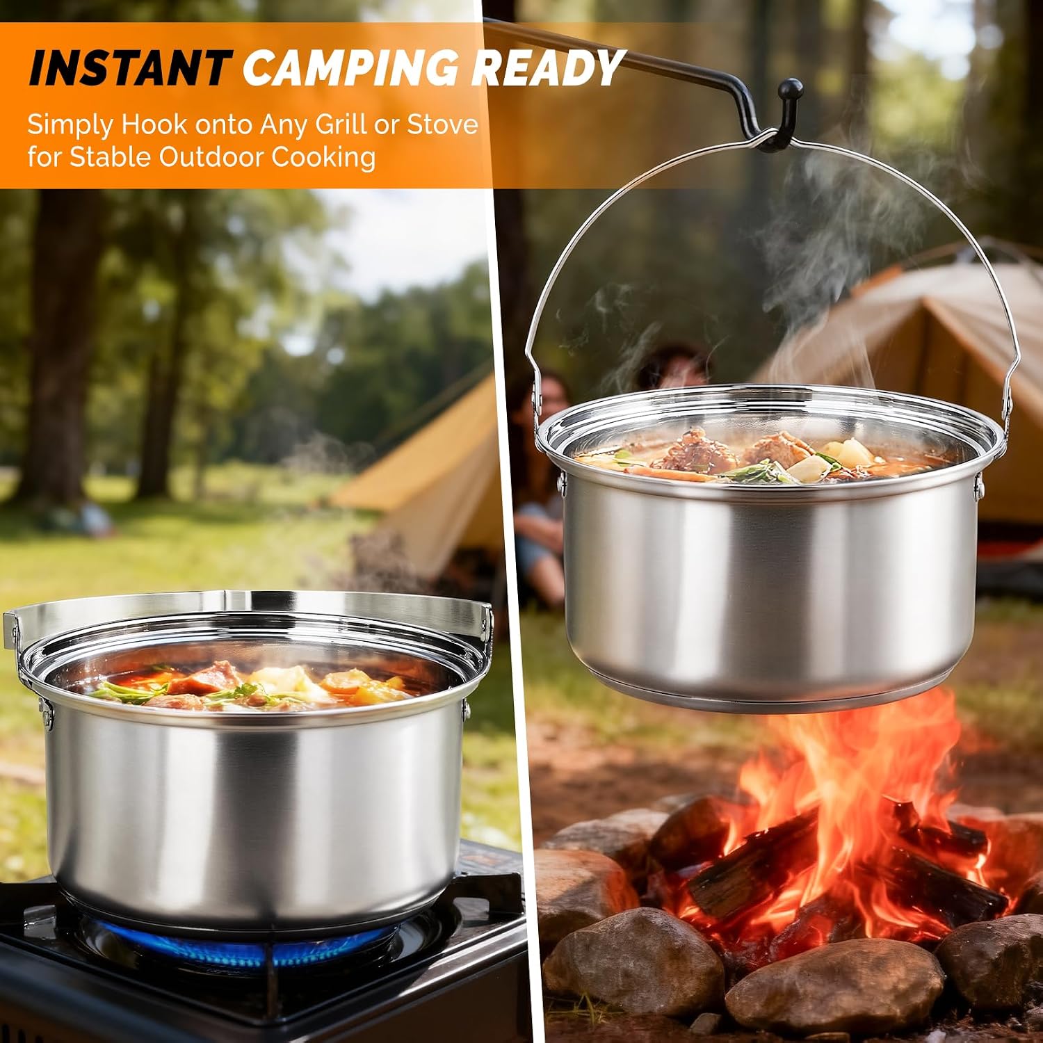 Ensemble de 6 ustensiles de cu - Camping Cooking Set Lightweight avis et prix