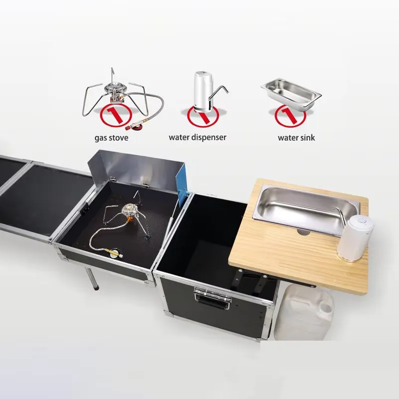 Table de cuisson pliante pour  - Camping Cooking All In One avis et prix