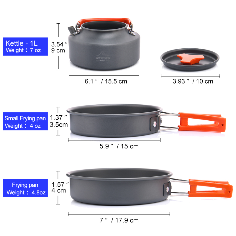 Widesea Camping ensemble d'ust - Camping Cooking All In One avis et prix
