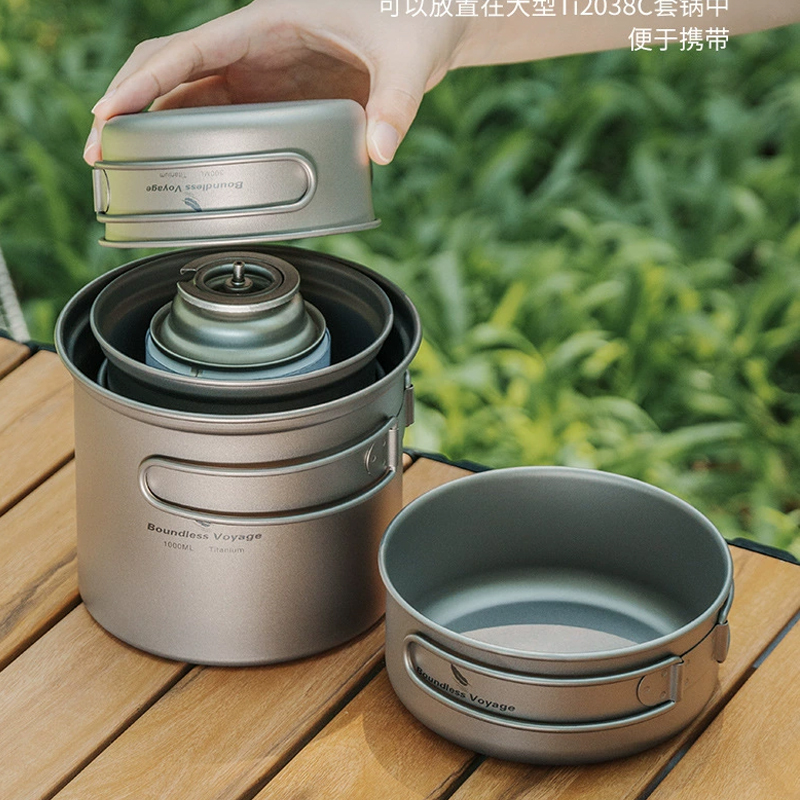 Ensemble de casserole pliante  - Camping Cooking Frying Pan avis et prix