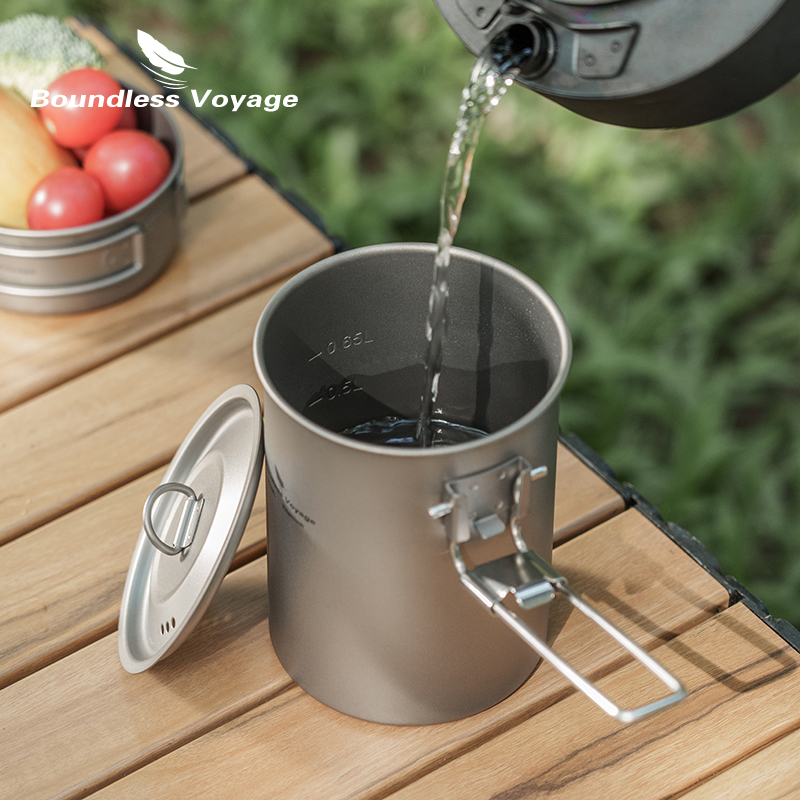 Boundless Voyage – Pot en tita - Camping Cooking Kits avis et prix