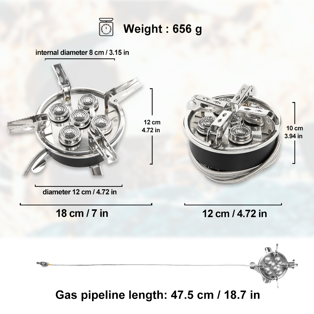 Widesea Camping 5in1 cuisinièr - Camping Cooking Heater avis et prix