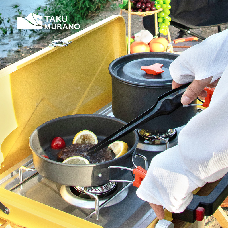 Ensemble de vaisselle de campi - Camping Cooking Utensil Bag avis et prix