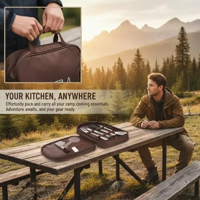 Ensemble de sacs de rangement  - Camping Cooking Utensil Bag avis et prix